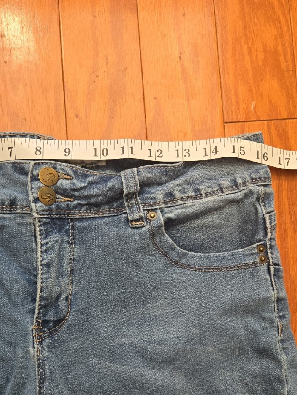 Royalty For Me Light Blue Ripped Skinny Jeans Size 12 - Picture 4 of 9